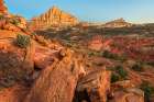 Pectols Pyramid seen from the Rim Trail-Capitol Reef National Park-Utah Art Print